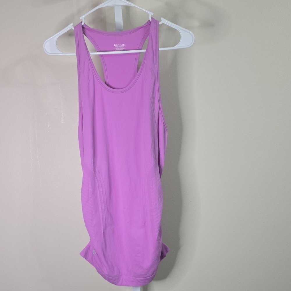 Athleta Lavender Fitted Sleeveless Tank Top Ladies Sz S